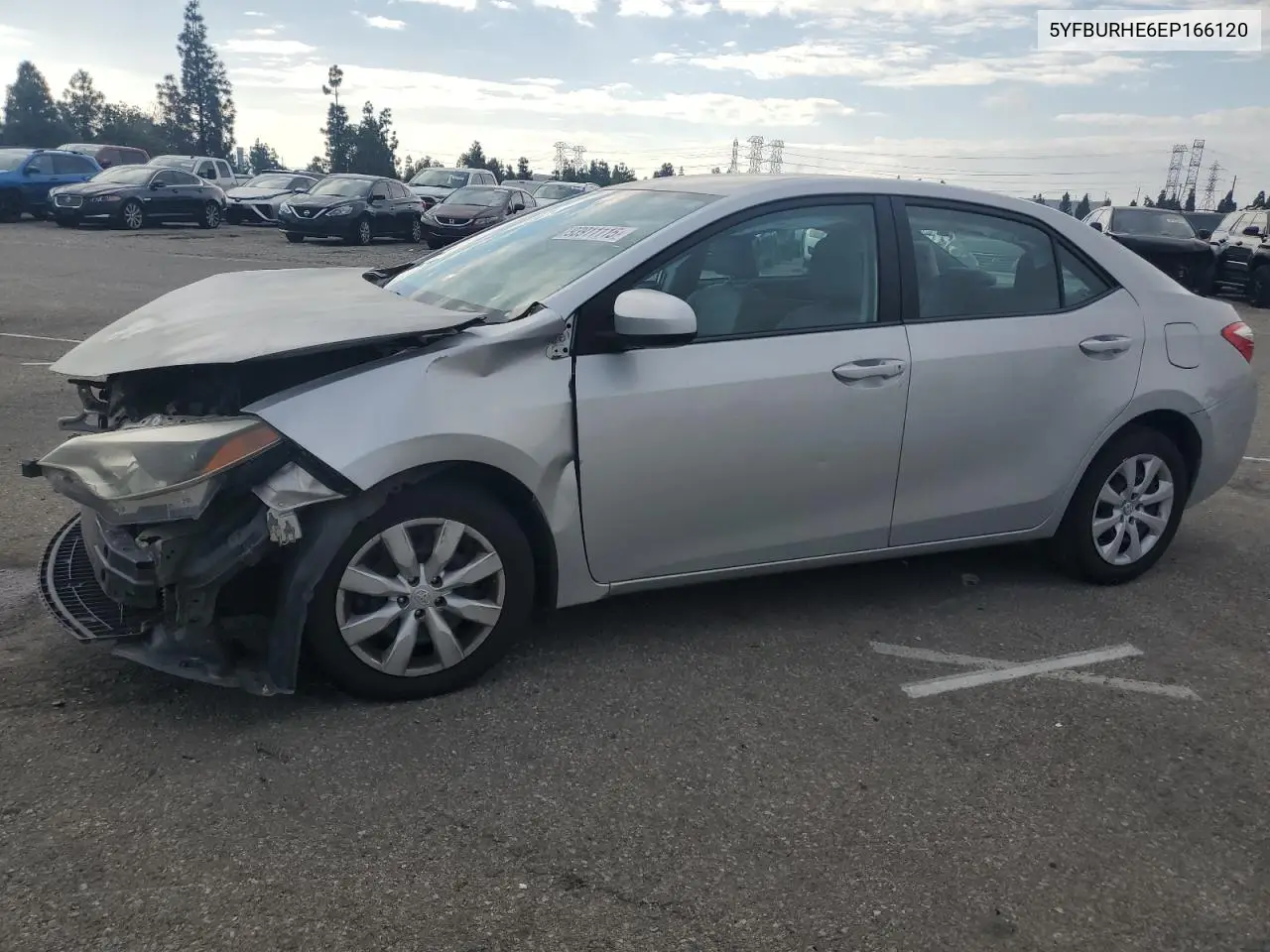 5YFBURHE6EP166120 2014 Toyota Corolla L
