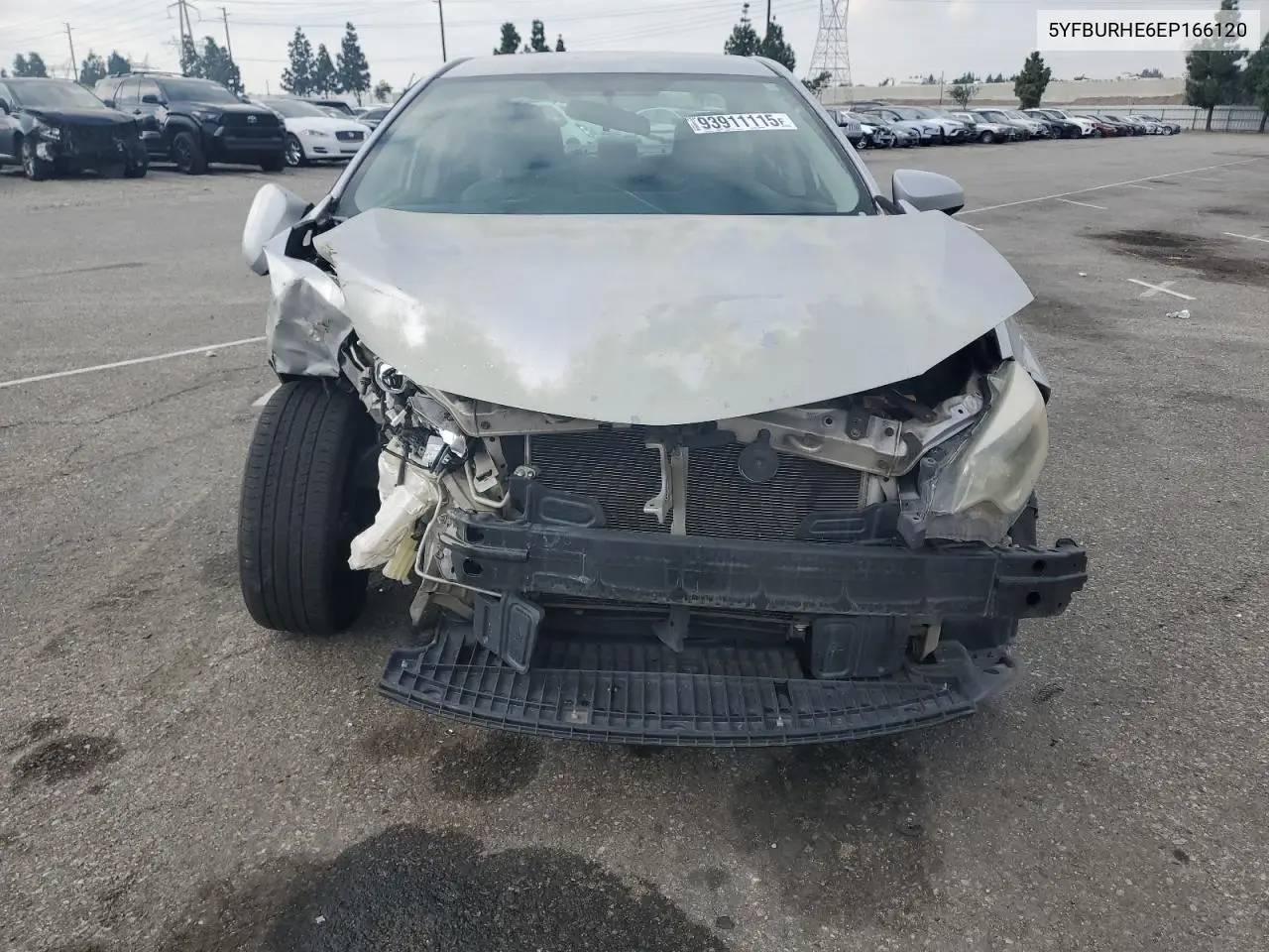 5YFBURHE6EP166120 2014 Toyota Corolla L