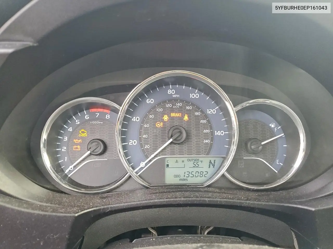 5YFBURHE0EP161043 2014 Toyota Corolla L