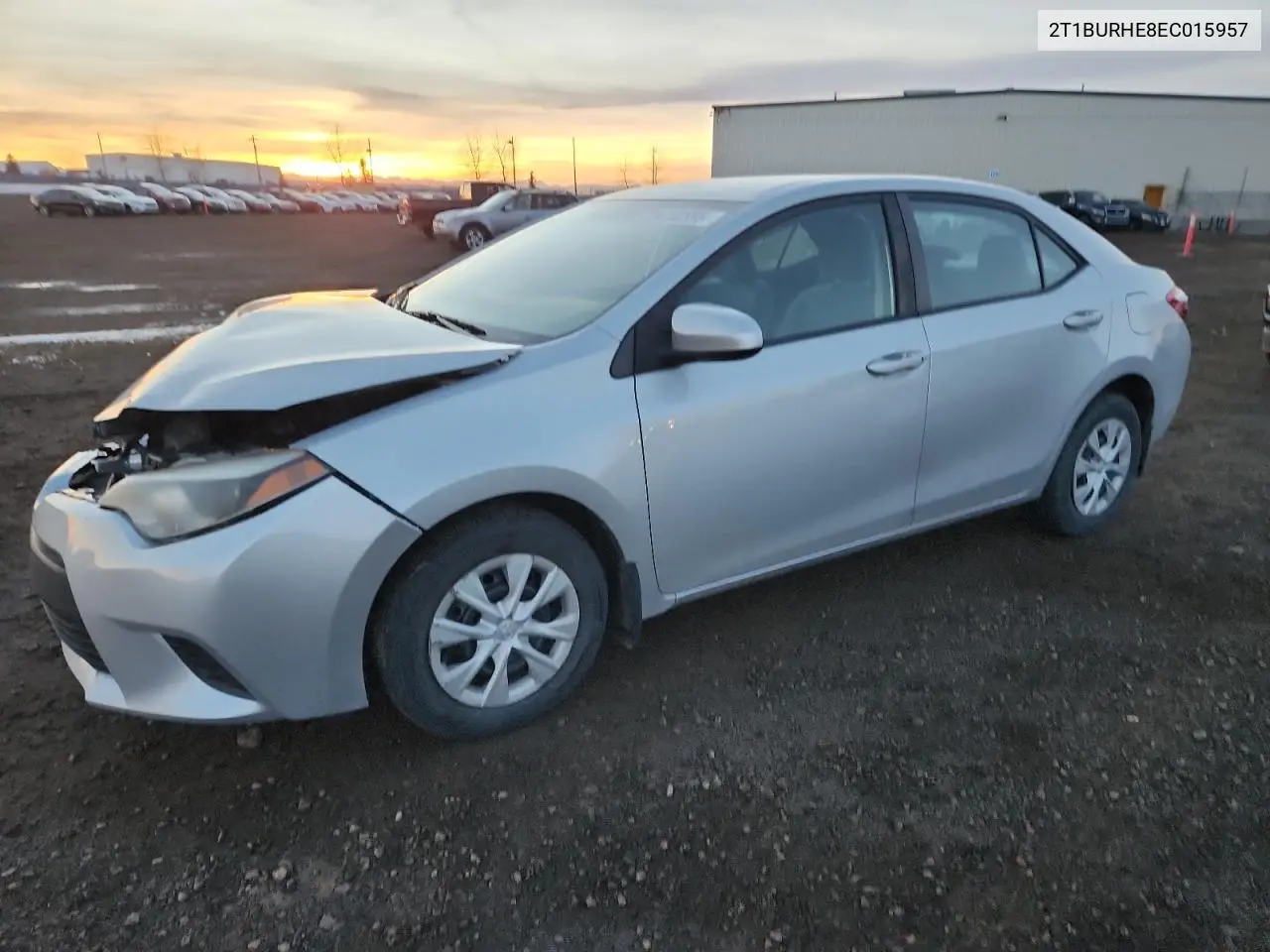 2T1BURHE8EC015957 2014 Toyota Corolla L