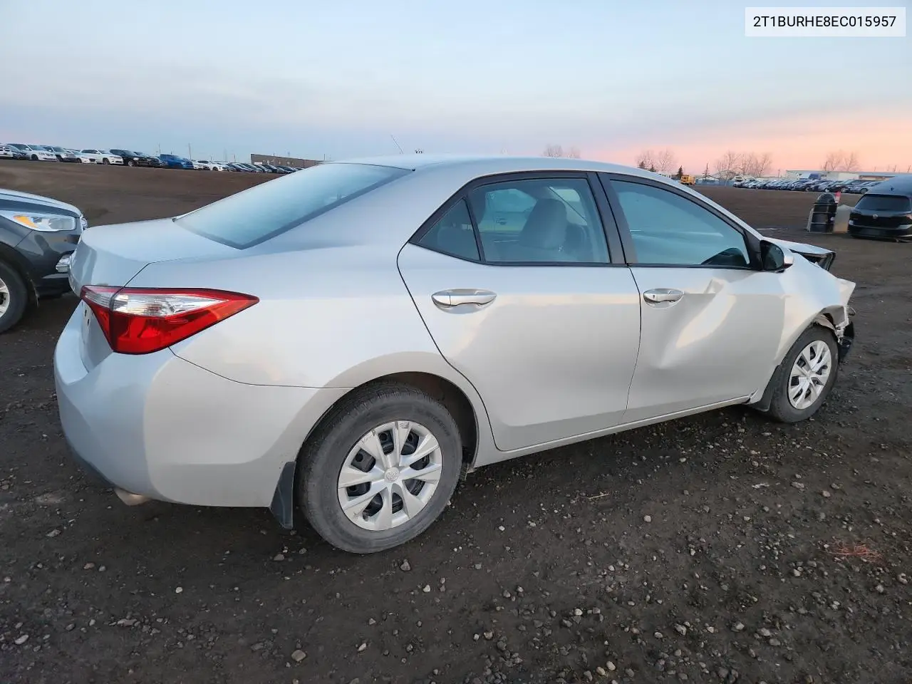 2T1BURHE8EC015957 2014 Toyota Corolla L