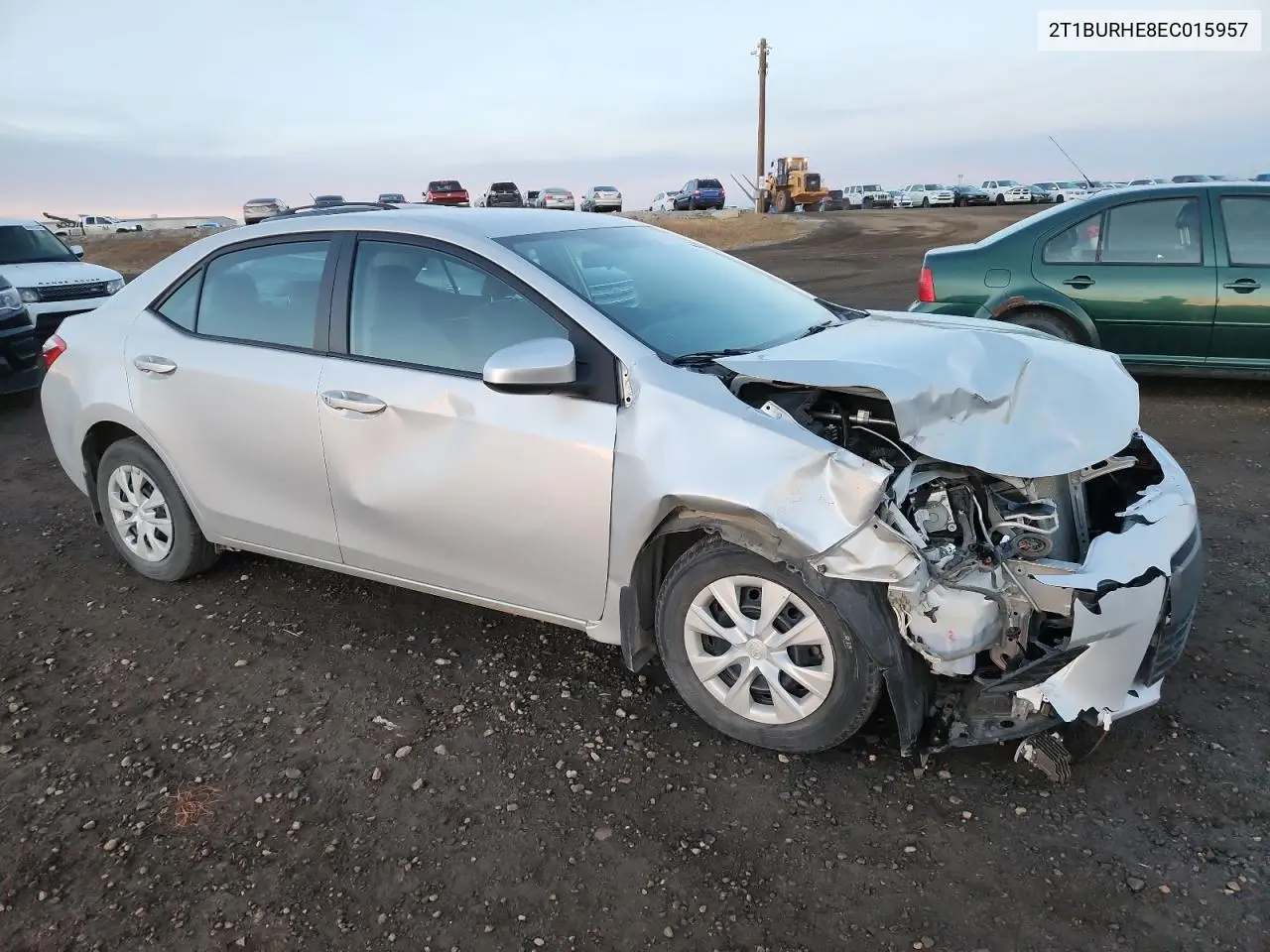 2T1BURHE8EC015957 2014 Toyota Corolla L