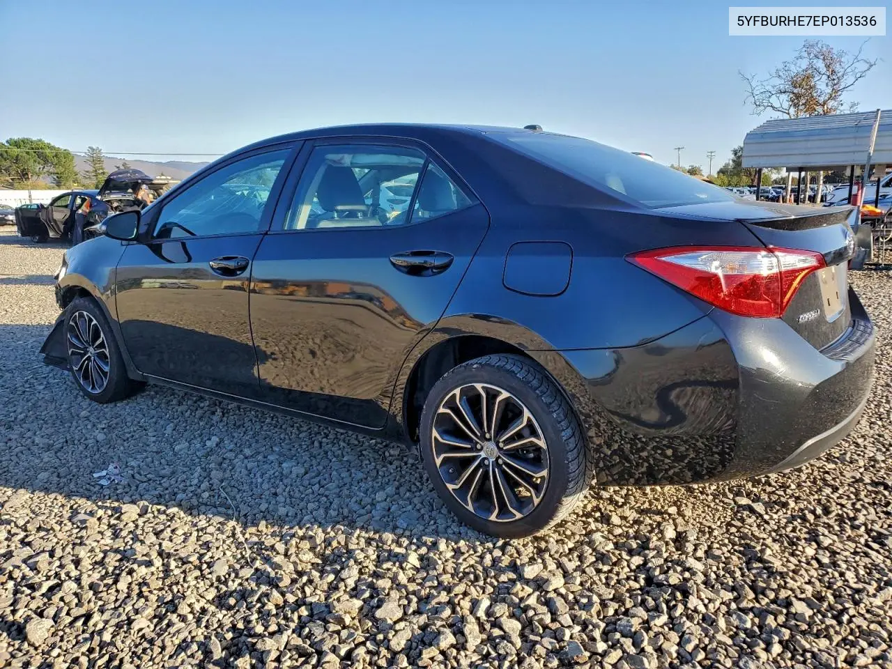 5YFBURHE7EP013536 2014 Toyota Corolla L