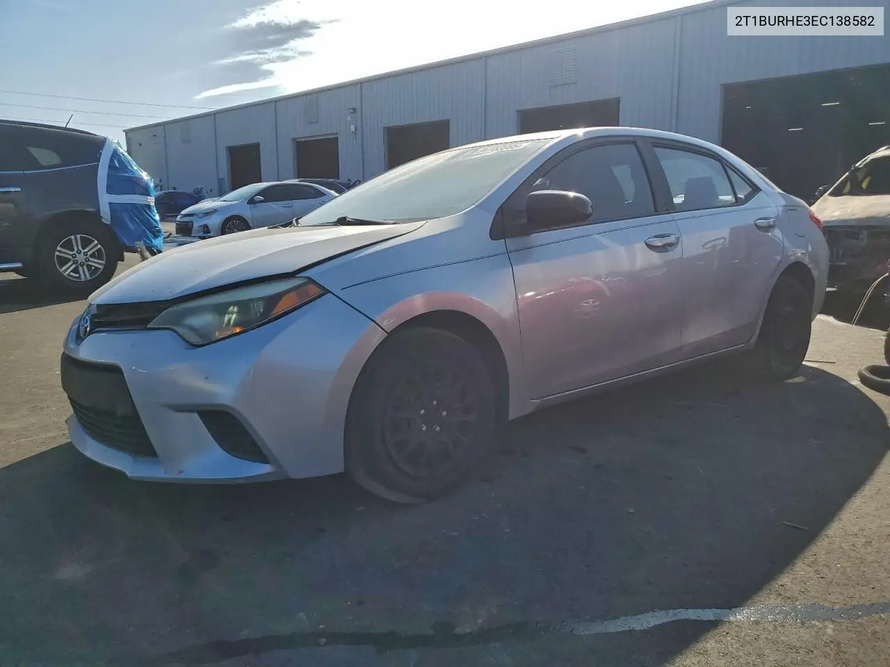 2T1BURHE3EC138582 2014 Toyota Corolla L