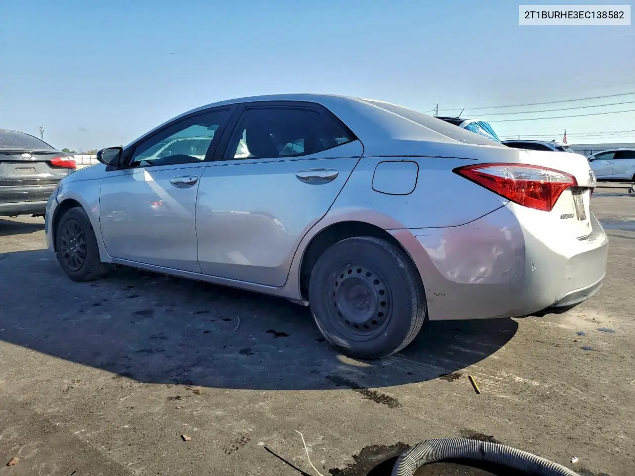 2T1BURHE3EC138582 2014 Toyota Corolla L