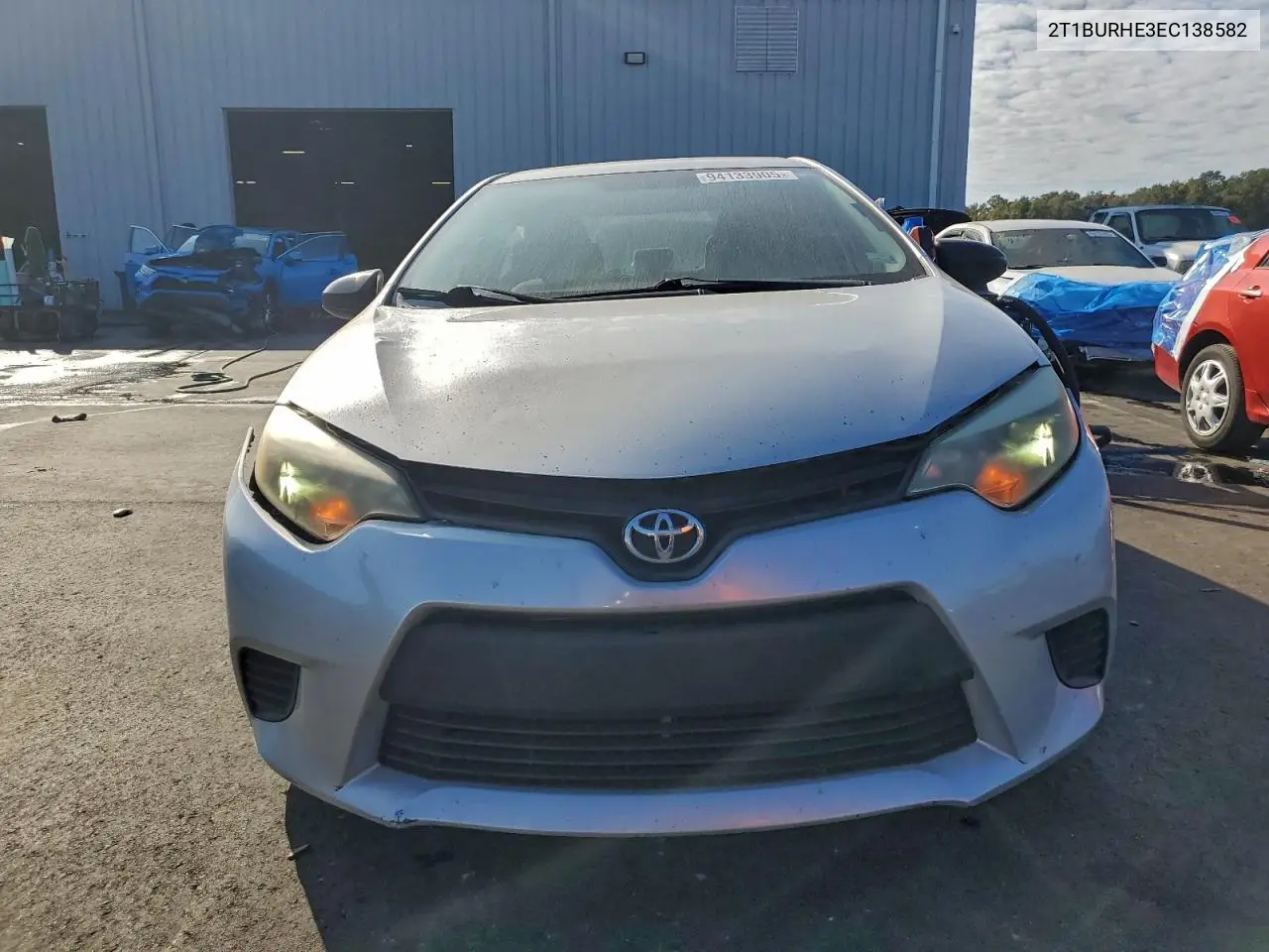 2T1BURHE3EC138582 2014 Toyota Corolla L