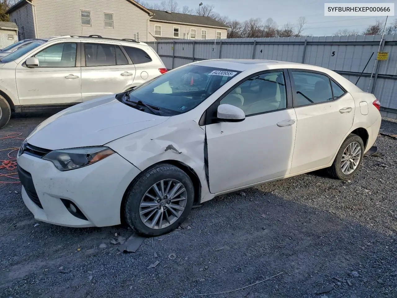 5YFBURHEXEP000666 2014 Toyota Corolla L