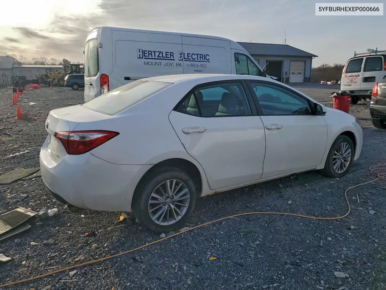 5YFBURHEXEP000666 2014 Toyota Corolla L