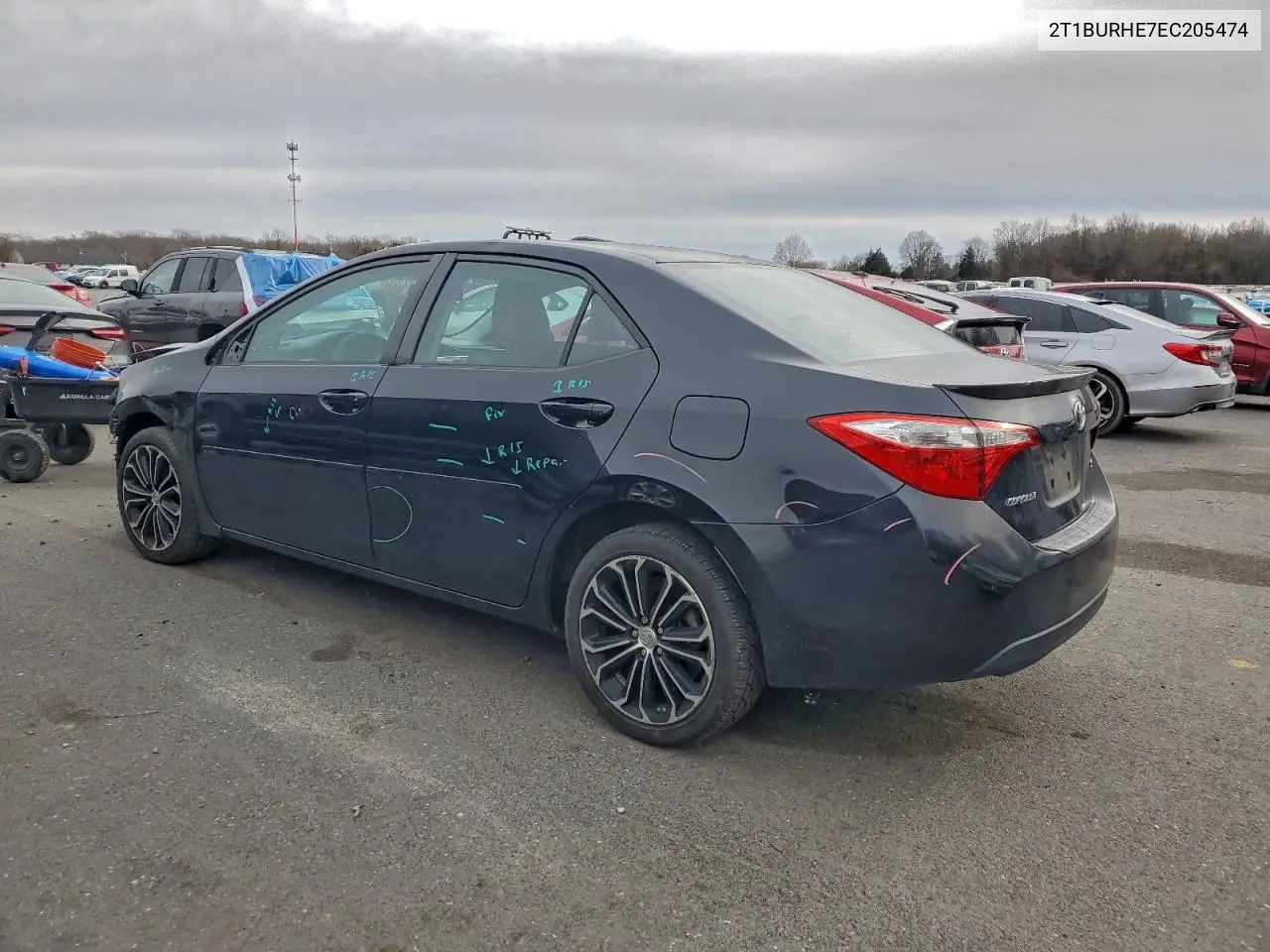 2T1BURHE7EC205474 2014 Toyota Corolla L