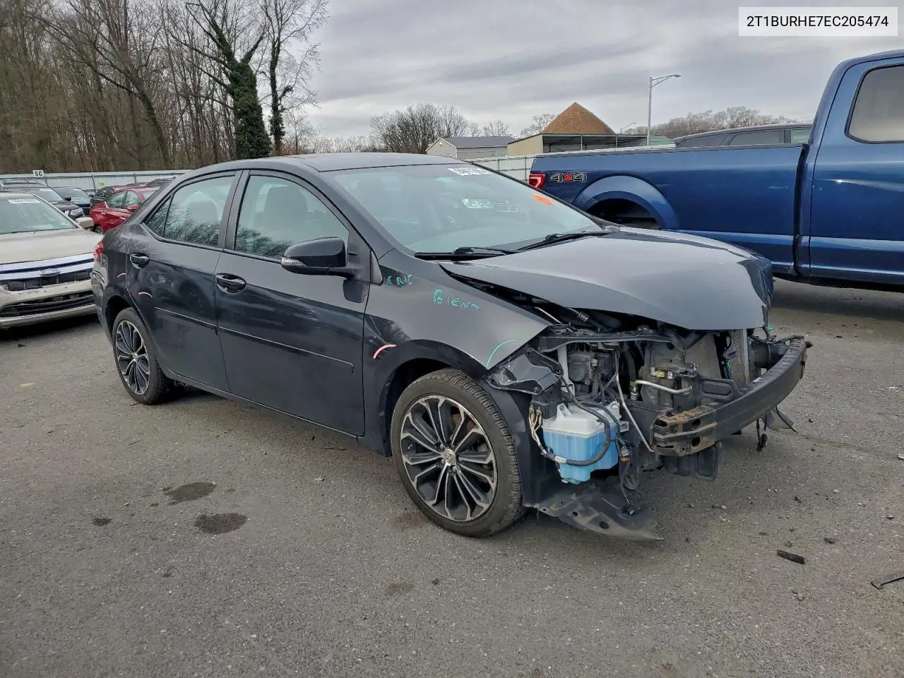 2T1BURHE7EC205474 2014 Toyota Corolla L