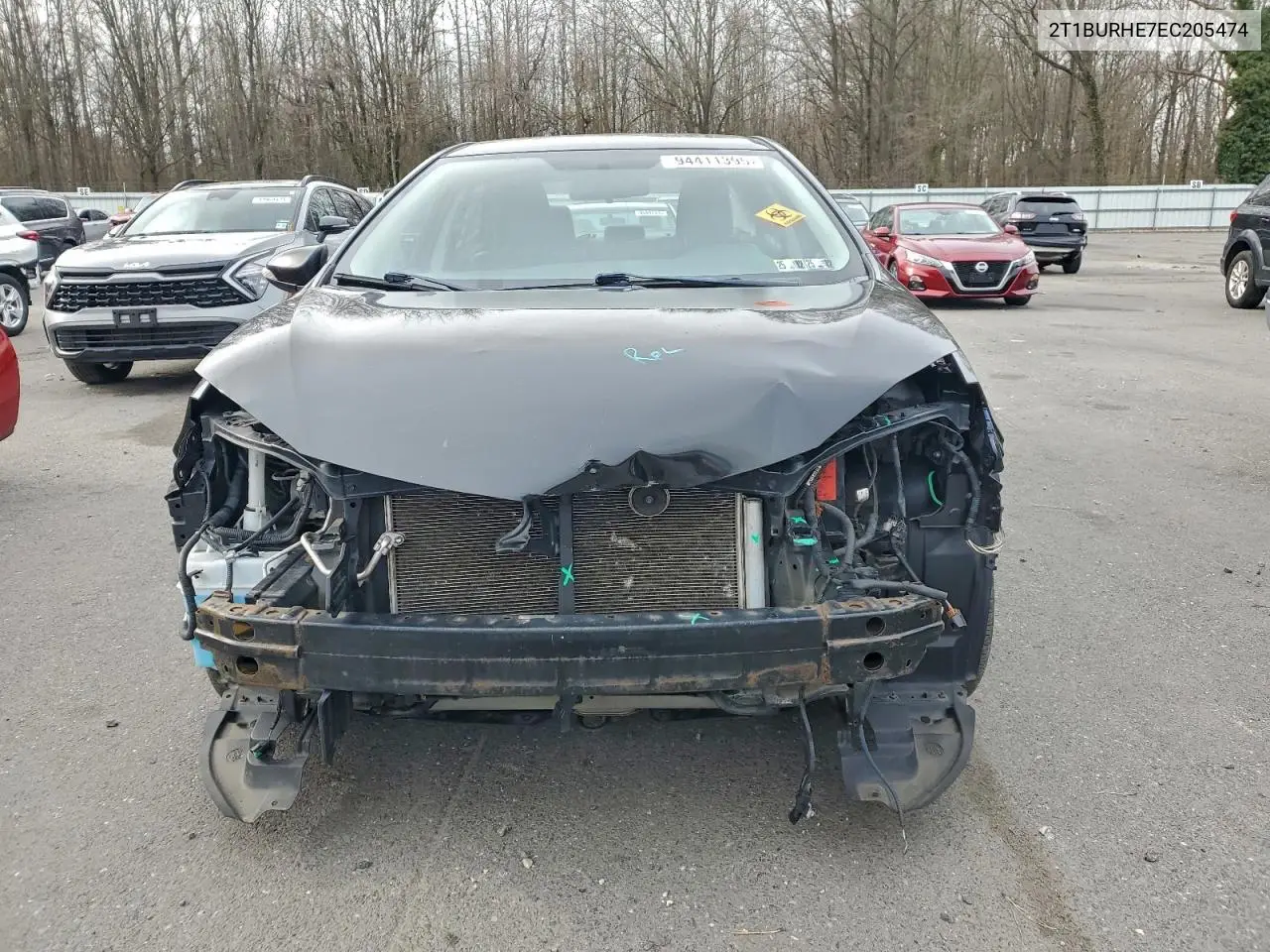 2T1BURHE7EC205474 2014 Toyota Corolla L