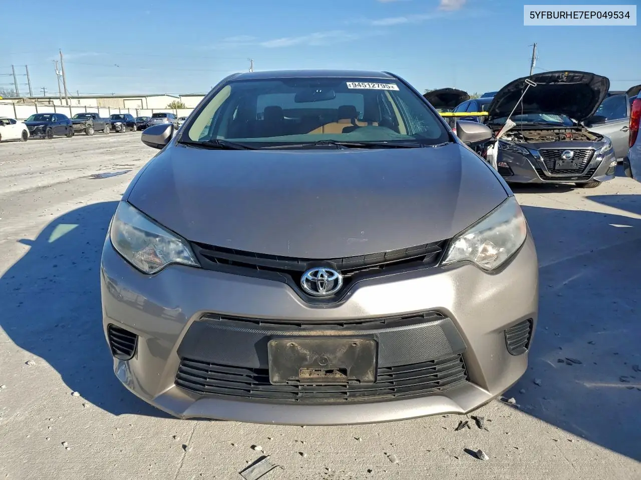 5YFBURHE7EP049534 2014 Toyota Corolla L