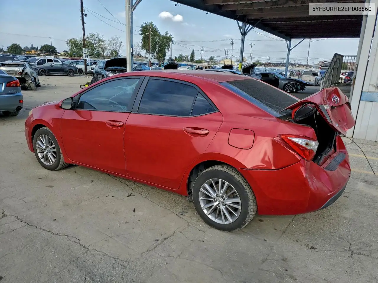 5YFBURHE2EP008860 2014 Toyota Corolla L