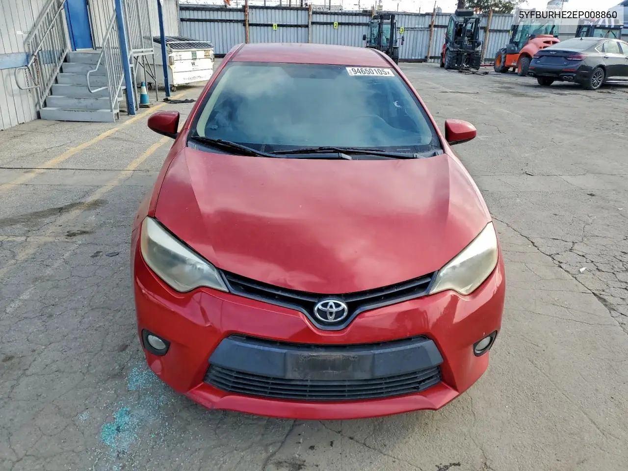 5YFBURHE2EP008860 2014 Toyota Corolla L