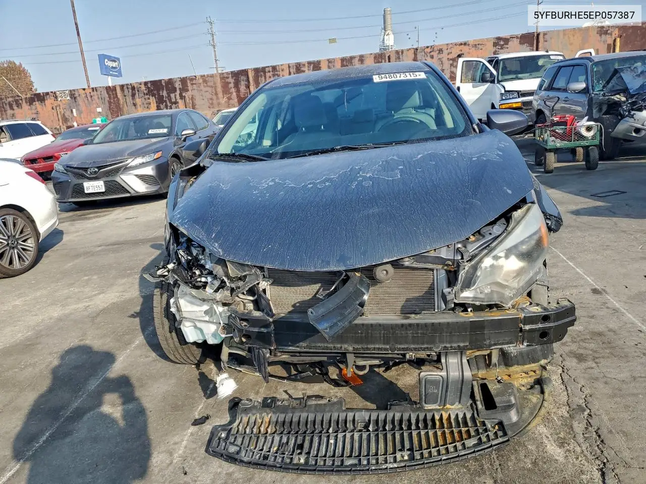 5YFBURHE5EP057387 2014 Toyota Corolla L