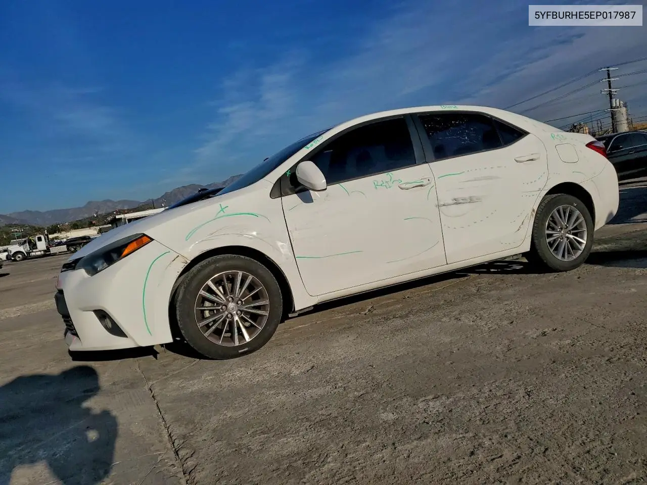 5YFBURHE5EP017987 2014 Toyota Corolla L