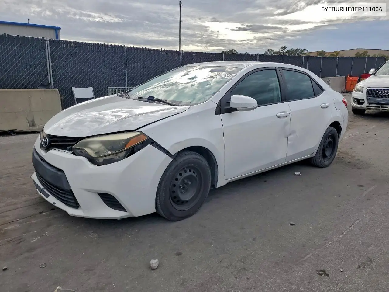 5YFBURHE8EP111006 2014 Toyota Corolla L