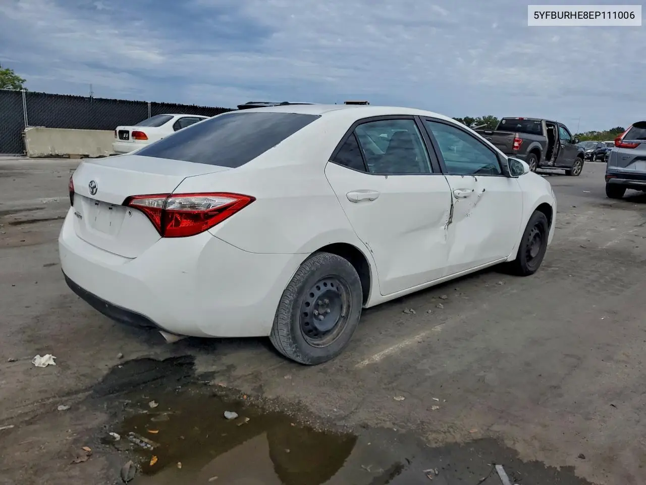 5YFBURHE8EP111006 2014 Toyota Corolla L