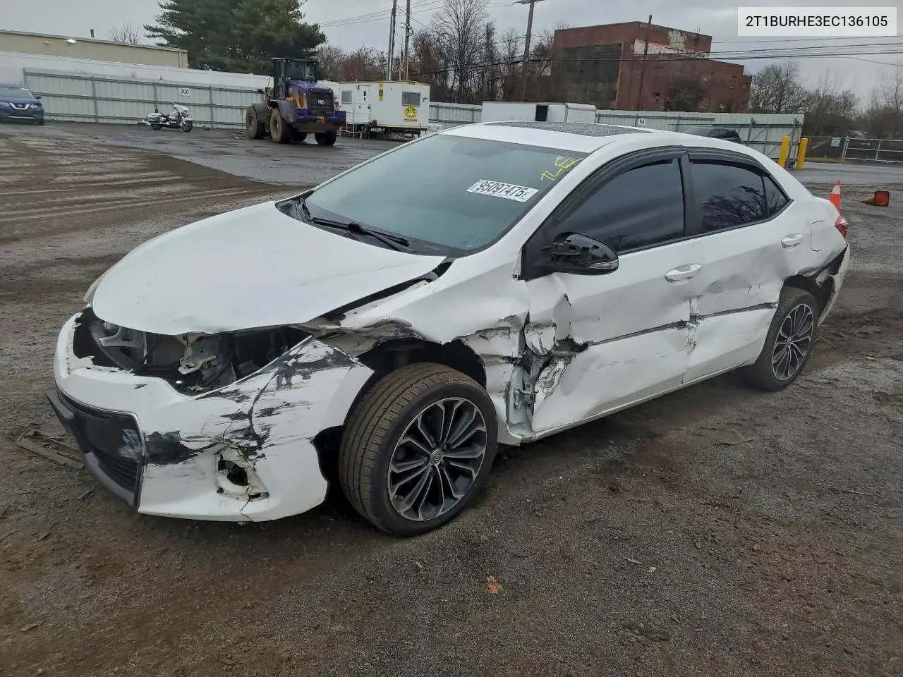 2T1BURHE3EC136105 2014 Toyota Corolla L
