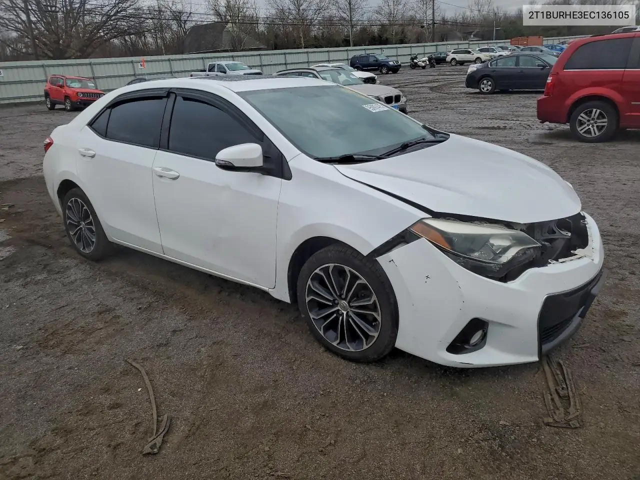 2T1BURHE3EC136105 2014 Toyota Corolla L