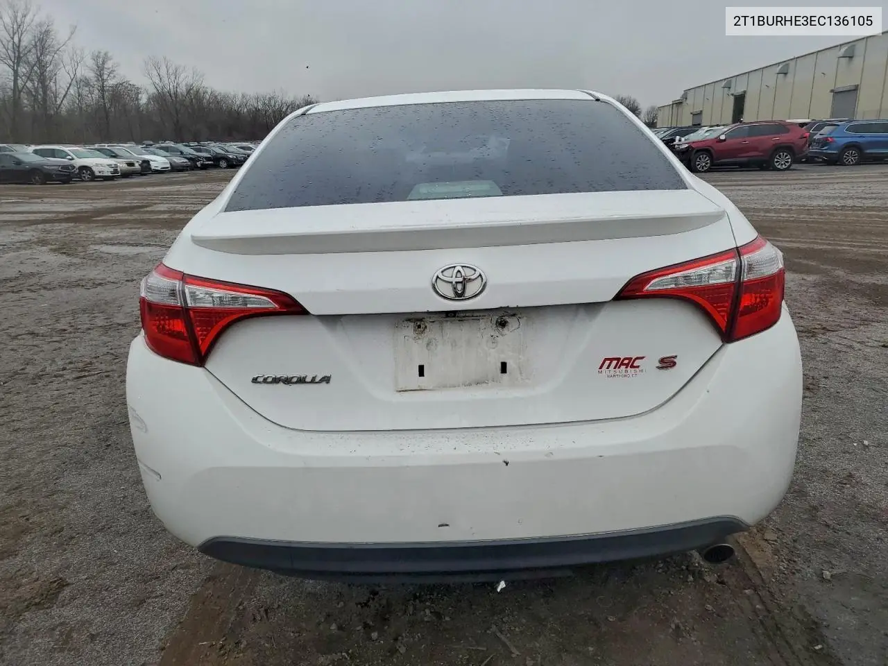 2T1BURHE3EC136105 2014 Toyota Corolla L