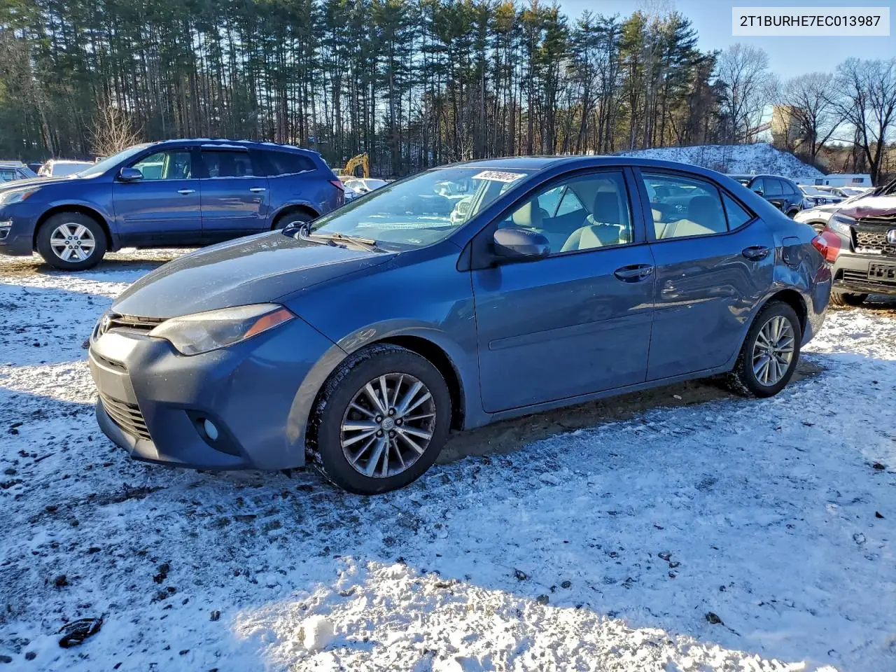 2T1BURHE7EC013987 2014 Toyota Corolla L