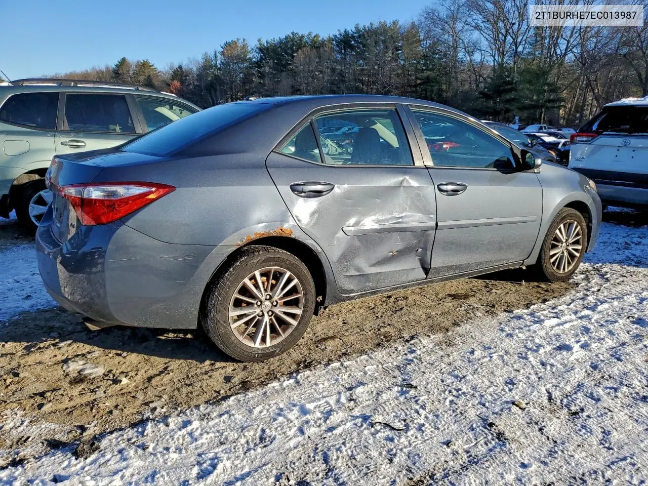 2T1BURHE7EC013987 2014 Toyota Corolla L
