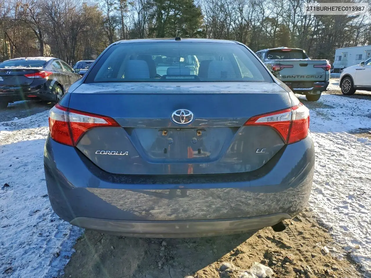 2T1BURHE7EC013987 2014 Toyota Corolla L