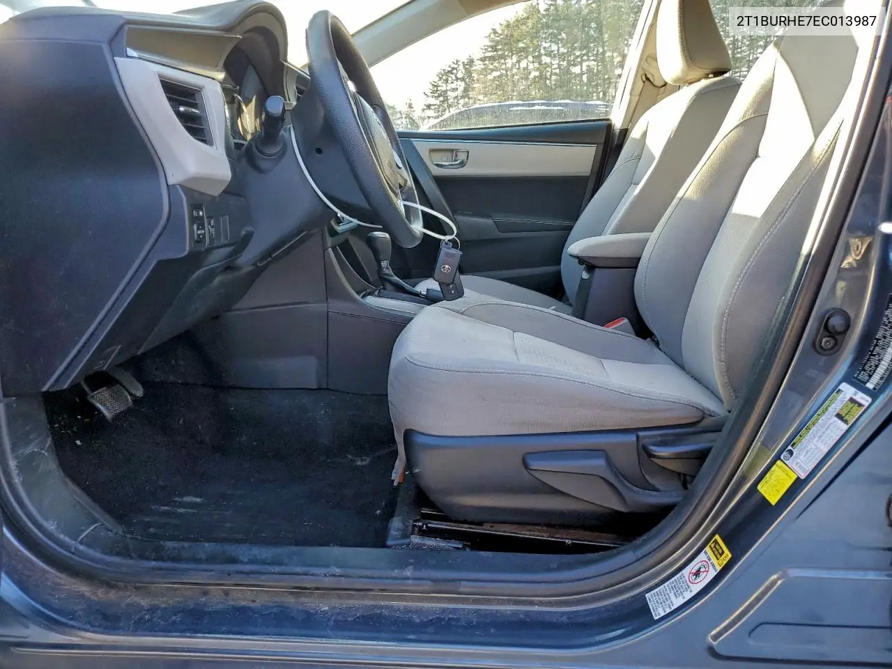 2T1BURHE7EC013987 2014 Toyota Corolla L