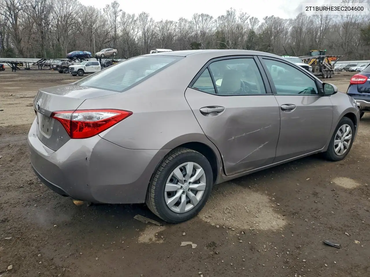 2T1BURHE3EC204600 2014 Toyota Corolla L