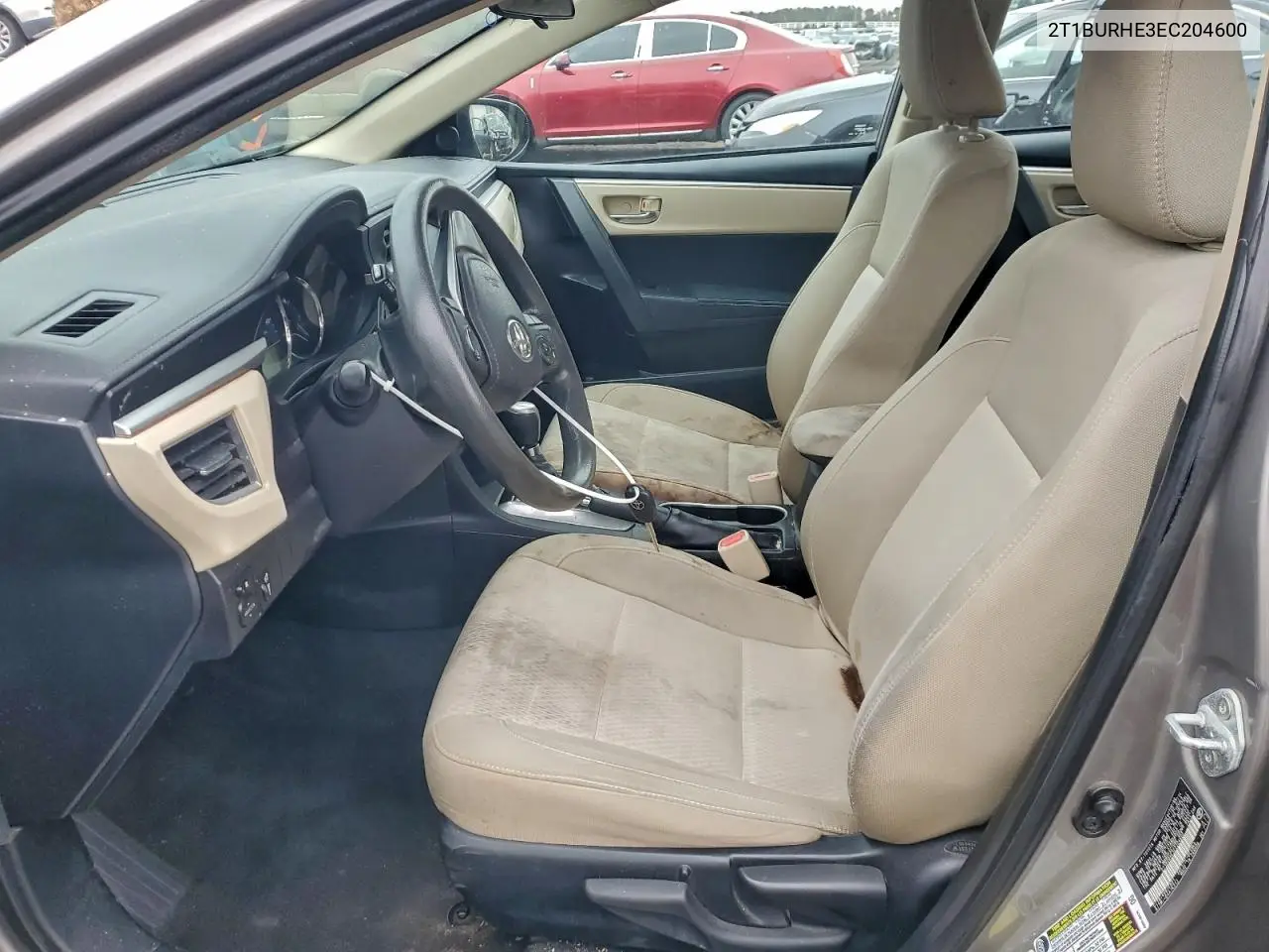 2T1BURHE3EC204600 2014 Toyota Corolla L