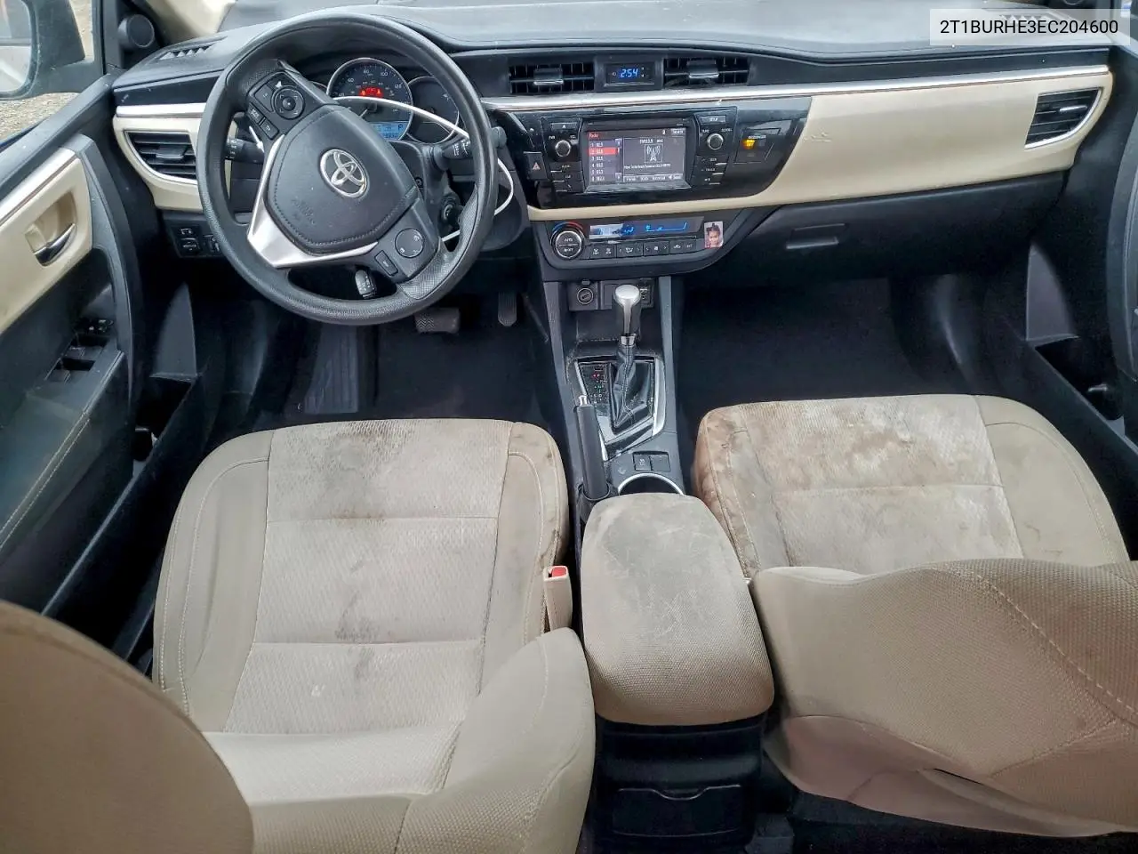 2T1BURHE3EC204600 2014 Toyota Corolla L
