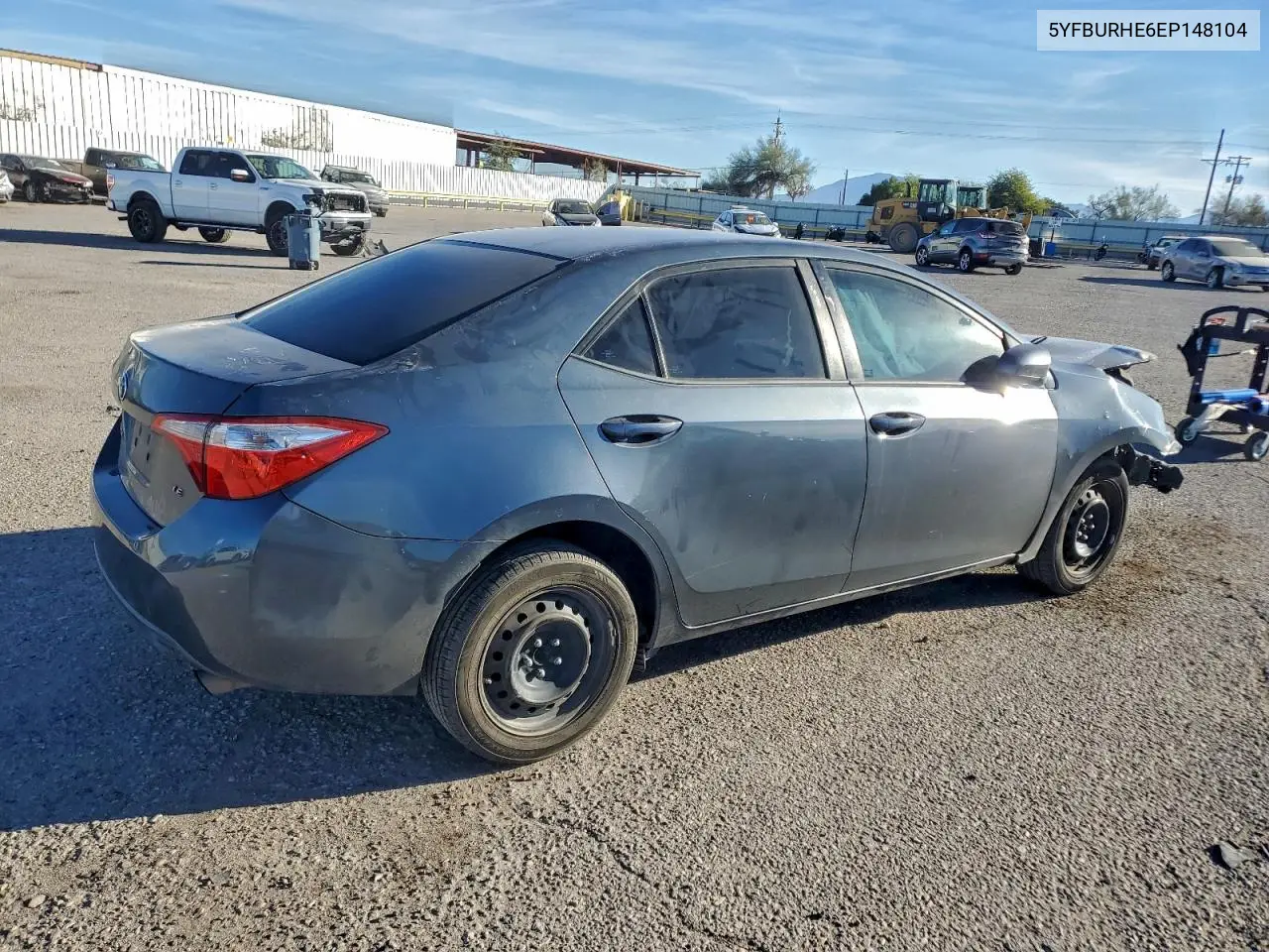 5YFBURHE6EP148104 2014 Toyota Corolla L