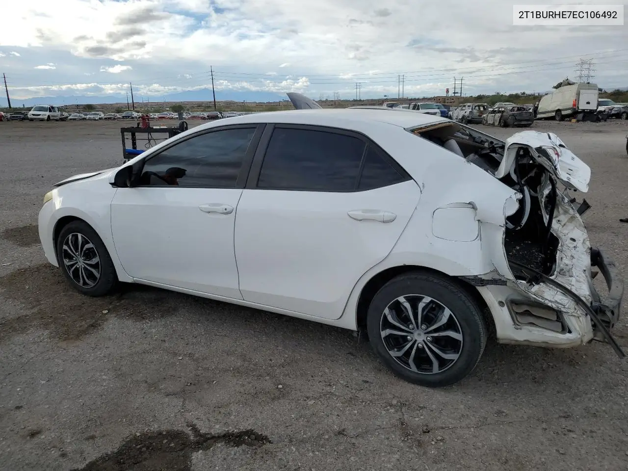 2T1BURHE7EC106492 2014 Toyota Corolla L