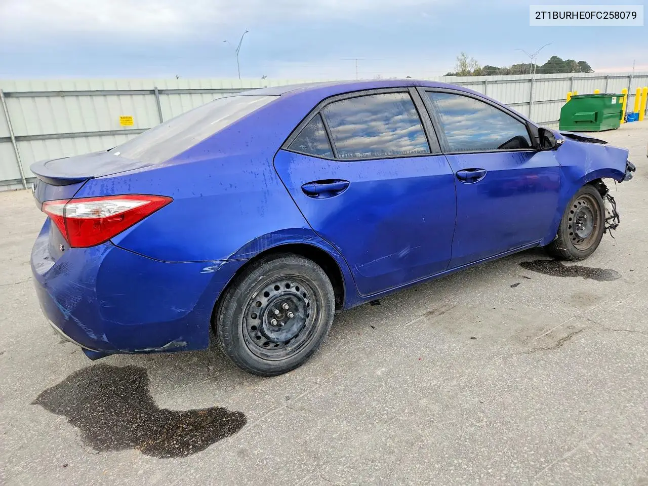 2T1BURHE0FC258079 2015 Toyota Corolla S Plus