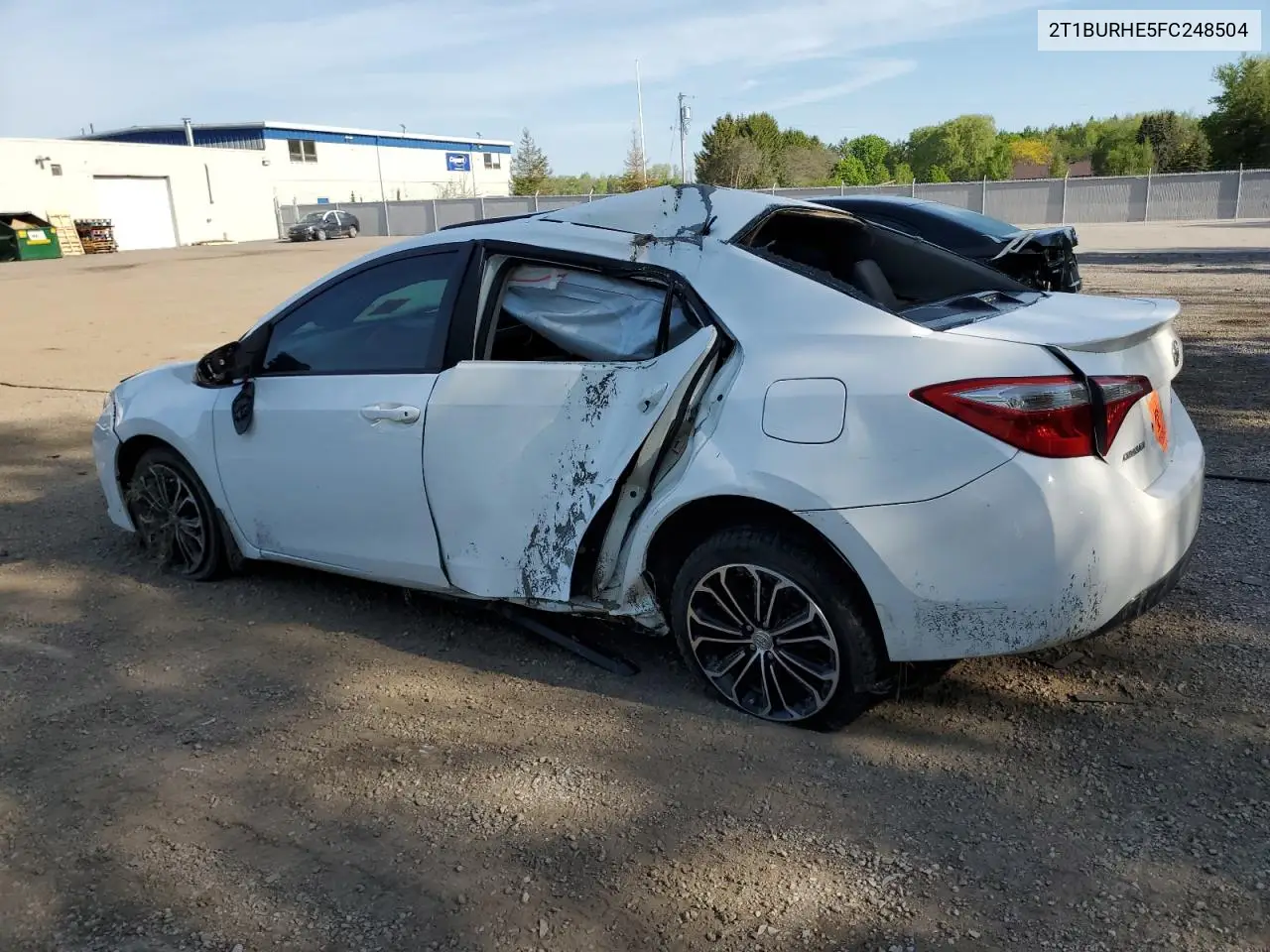2T1BURHE5FC248504 2015 Toyota Corolla L