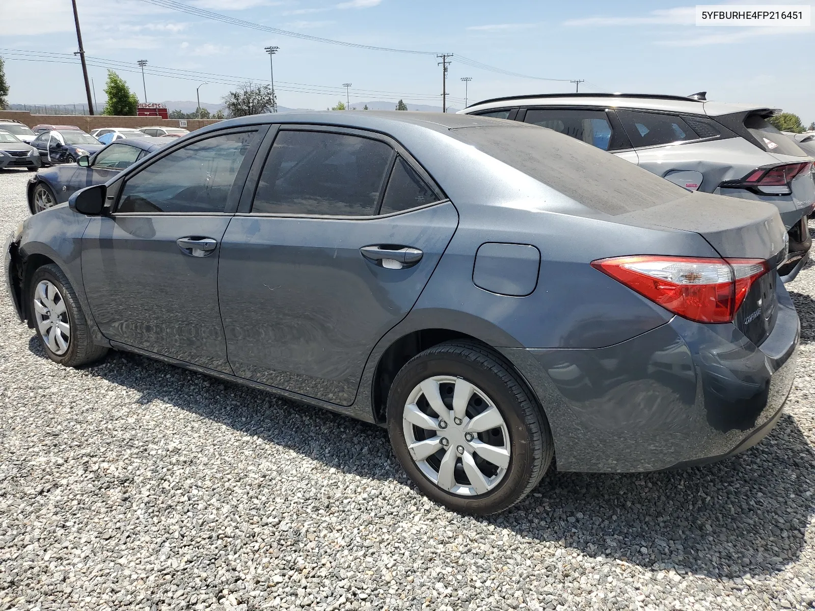 2015 Toyota Corolla L VIN: 5YFBURHE4FP216451 Lot: 63315104