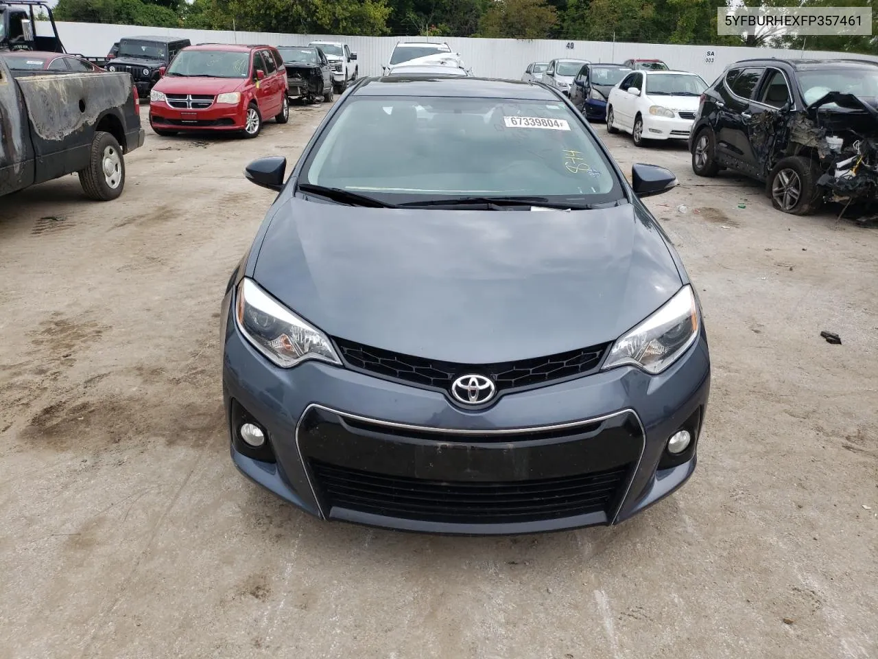 2015 Toyota Corolla L VIN: 5YFBURHEXFP357461 Lot: 67339804