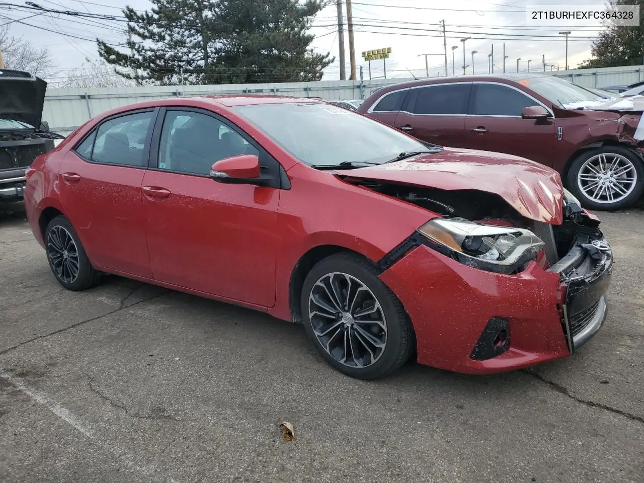 2T1BURHEXFC364328 2015 Toyota Corolla L