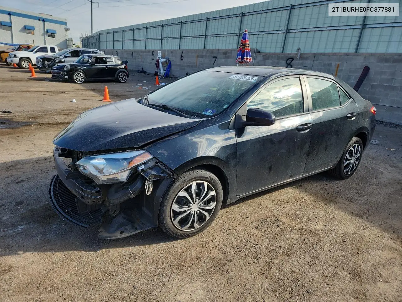 2T1BURHE0FC377881 2015 Toyota Corolla L