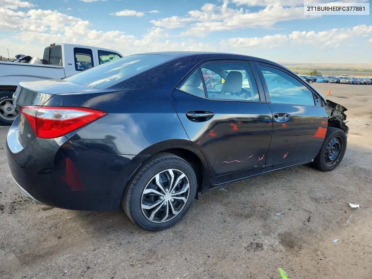 2T1BURHE0FC377881 2015 Toyota Corolla L