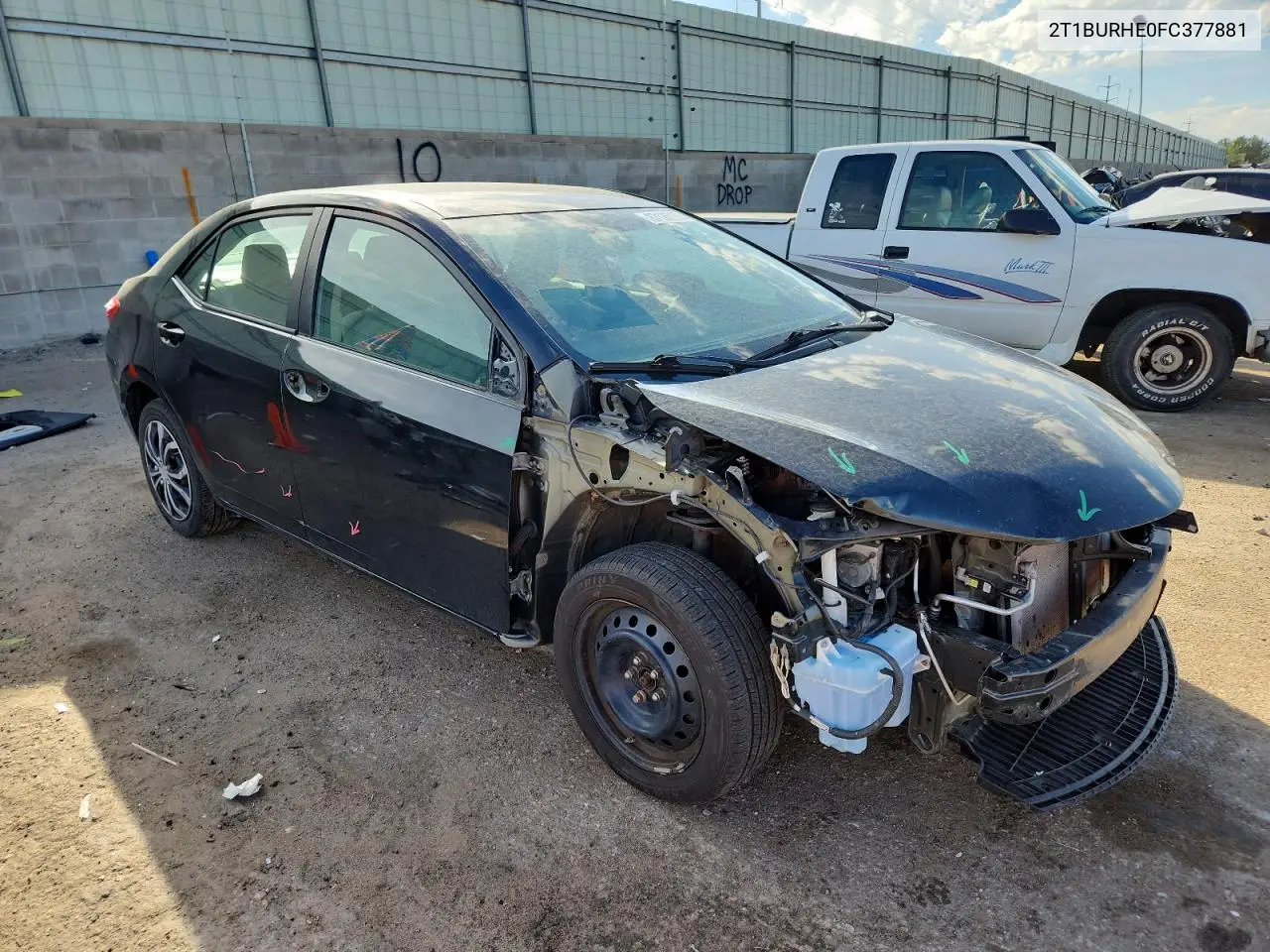 2T1BURHE0FC377881 2015 Toyota Corolla L