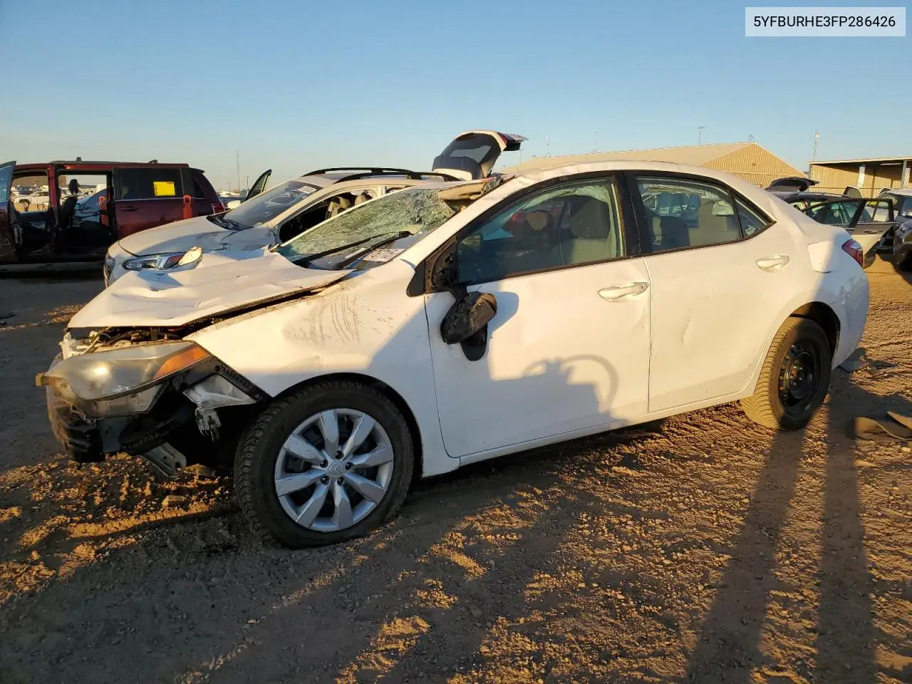 5YFBURHE3FP286426 2015 Toyota Corolla L