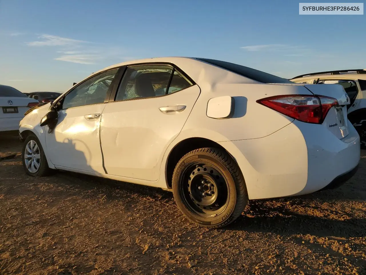 5YFBURHE3FP286426 2015 Toyota Corolla L