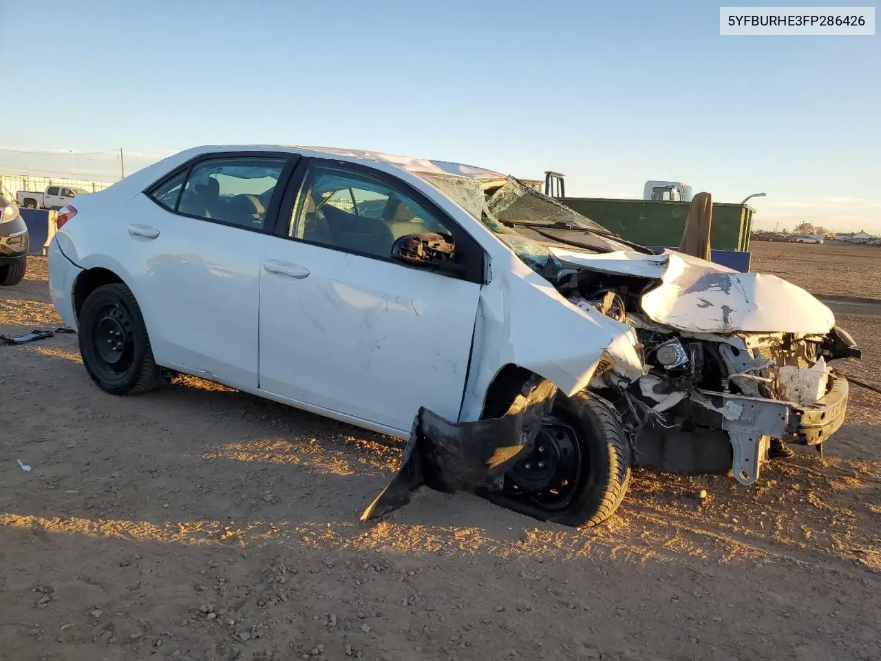 5YFBURHE3FP286426 2015 Toyota Corolla L