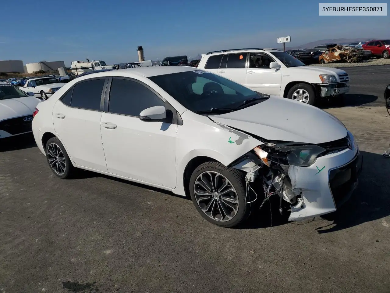 5YFBURHE5FP350871 2015 Toyota Corolla L
