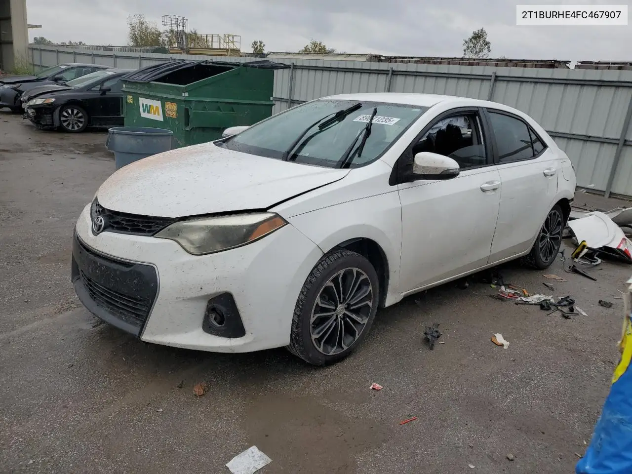 2T1BURHE4FC467907 2015 Toyota Corolla L