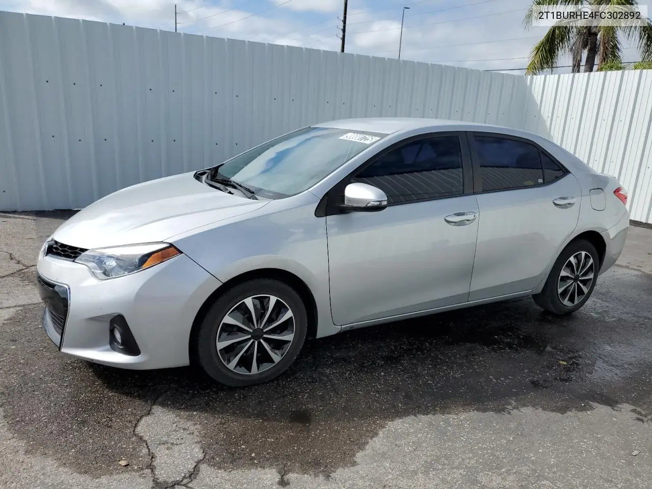 2T1BURHE4FC302892 2015 Toyota Corolla L