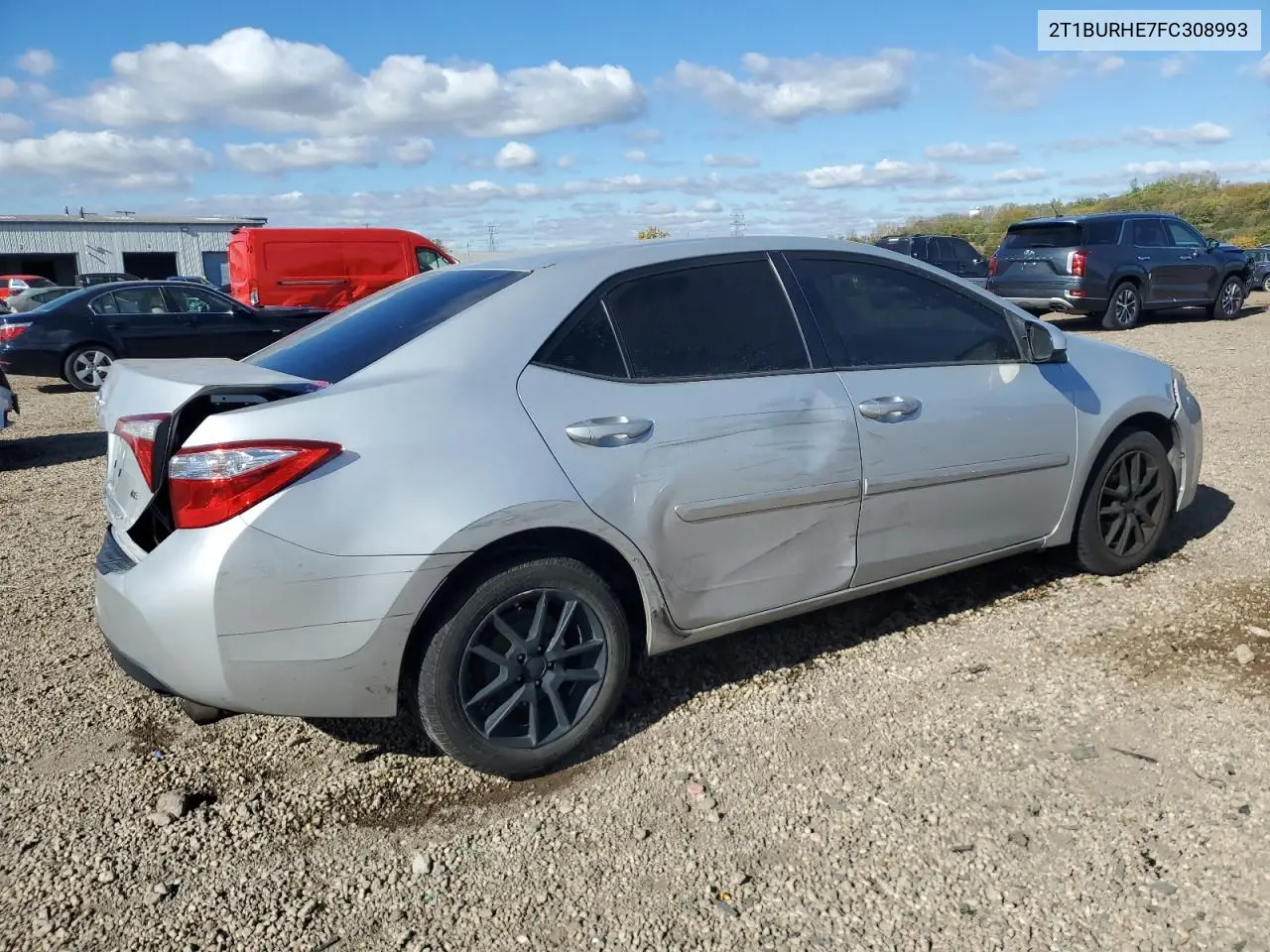 2T1BURHE7FC308993 2015 Toyota Corolla L