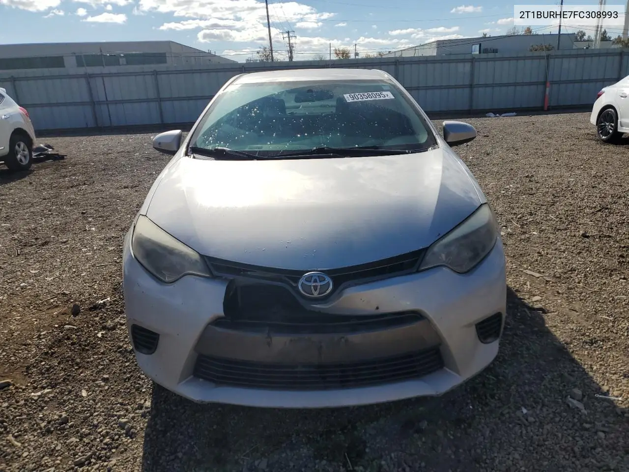 2T1BURHE7FC308993 2015 Toyota Corolla L